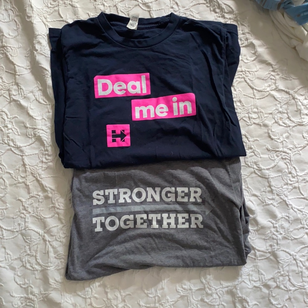 2 Hillary Clinton 2016 T-Shirts Small